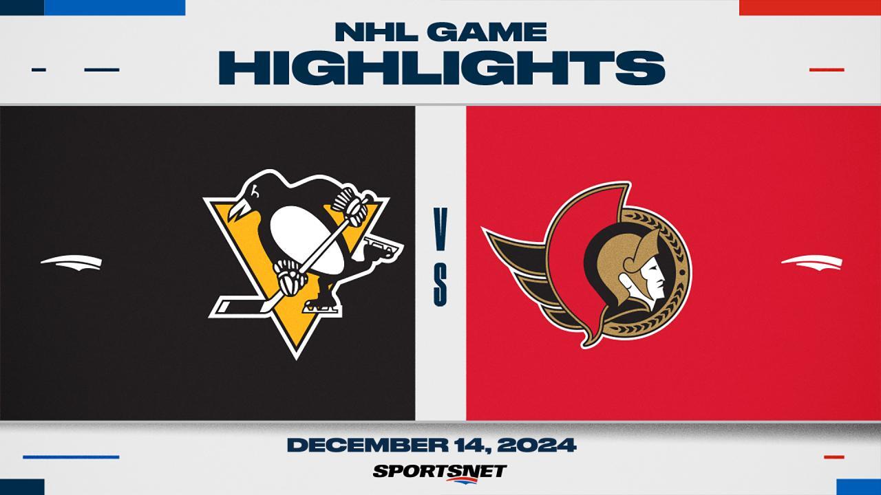 NHL Highlights: Senators 3, Penguins 2 (OT)