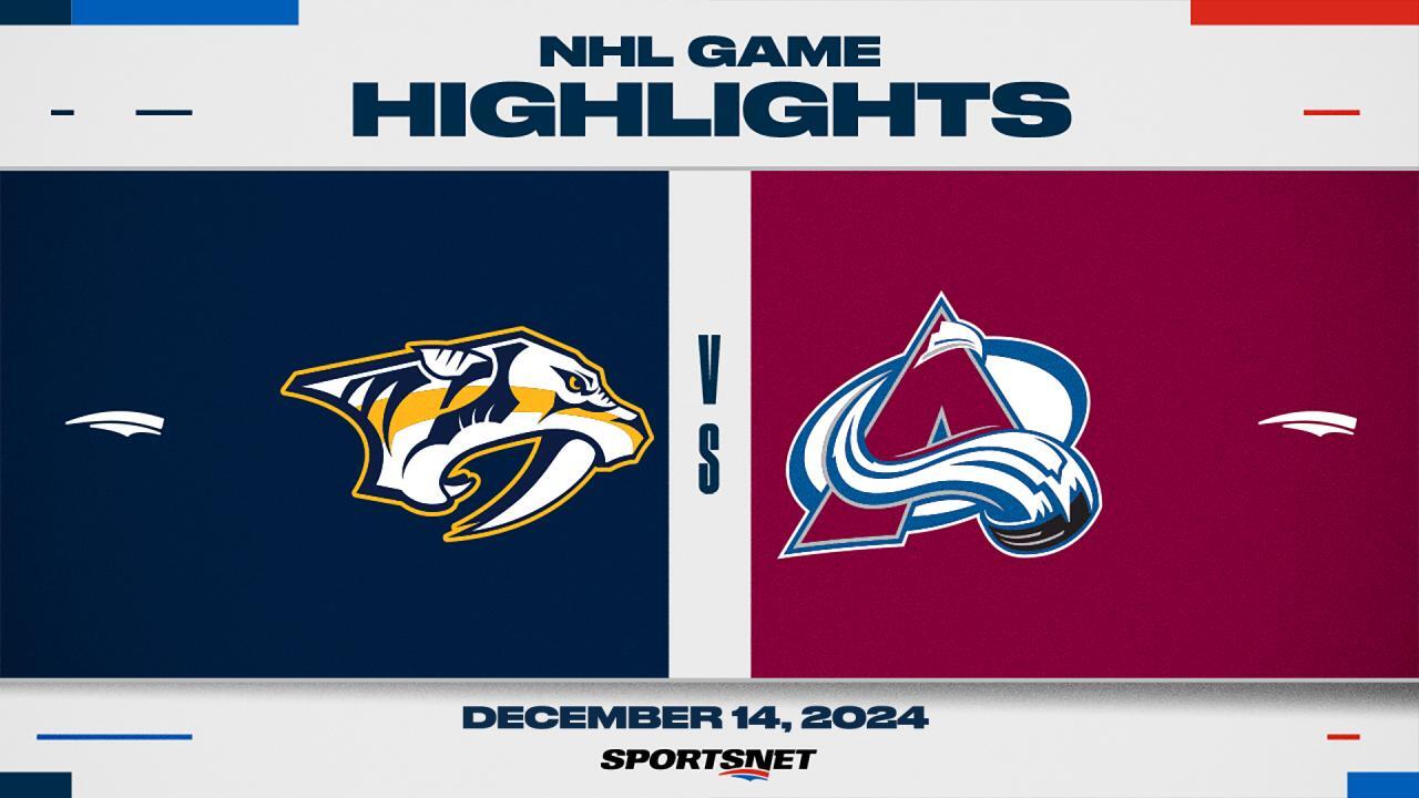 NHL Highlights: Avalanche 5, Predators 2