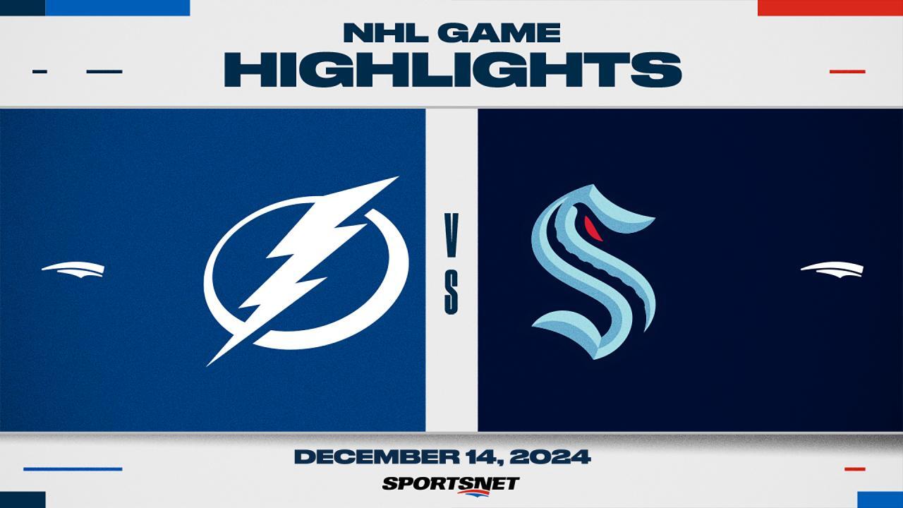 NHL Highlights: Lightning 5, Kraken 1