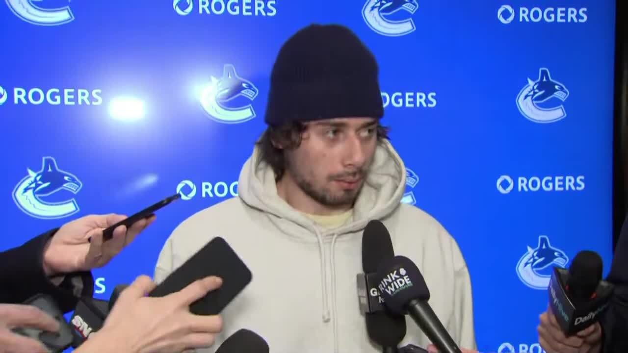 ‘We’ve got a lot of competitors’: Canucks’ Hughes on Tocchet’s comments