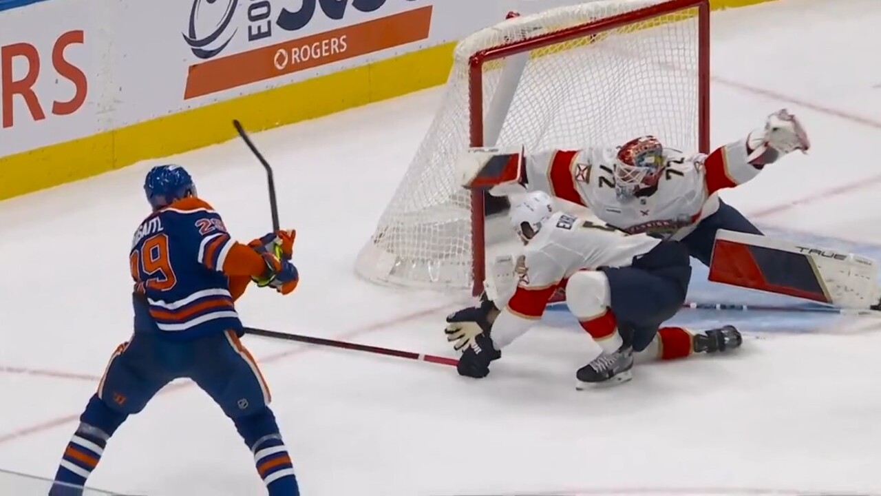 Panthers’ Bobrovsky stretches out to deny Draisaitl of tying goal