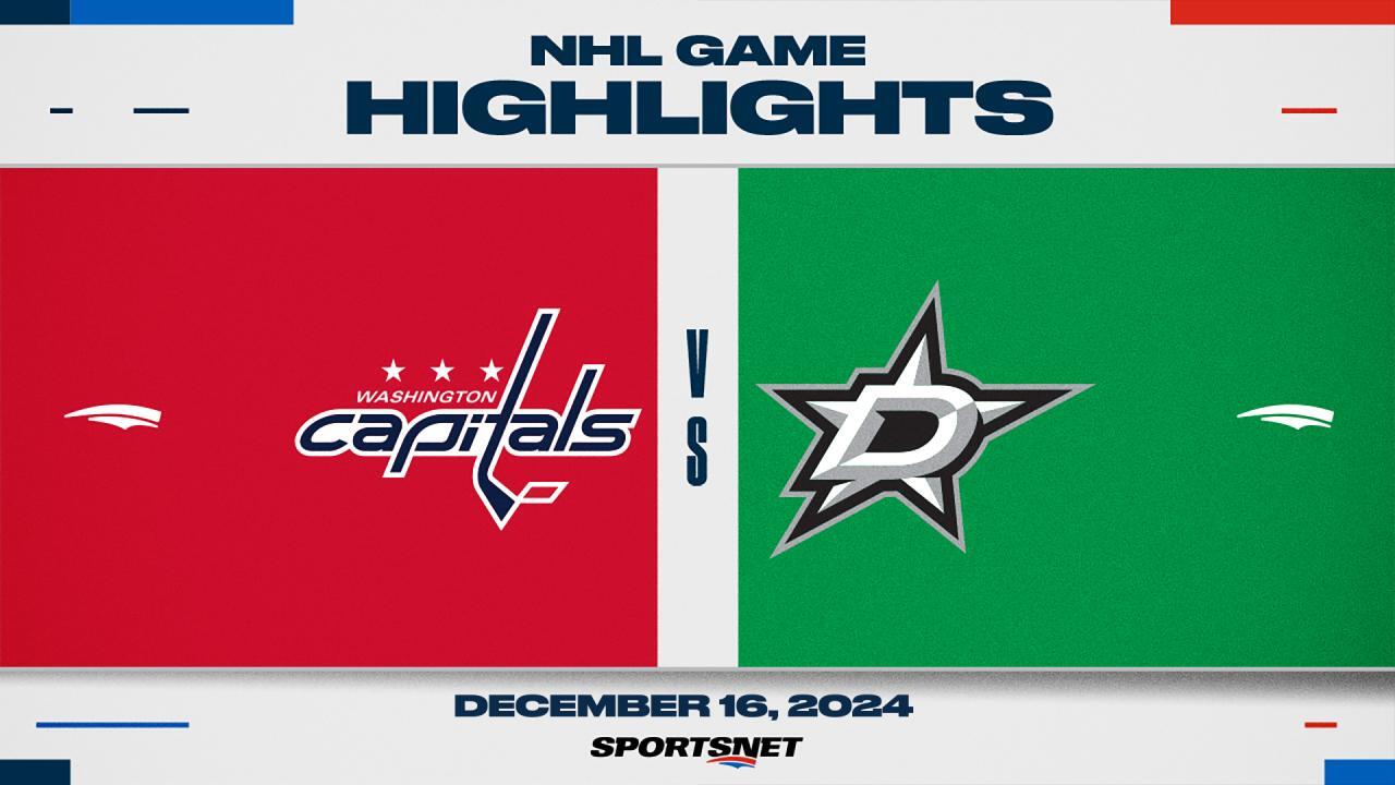 NHL Highlights: Stars 3, Capitals 1