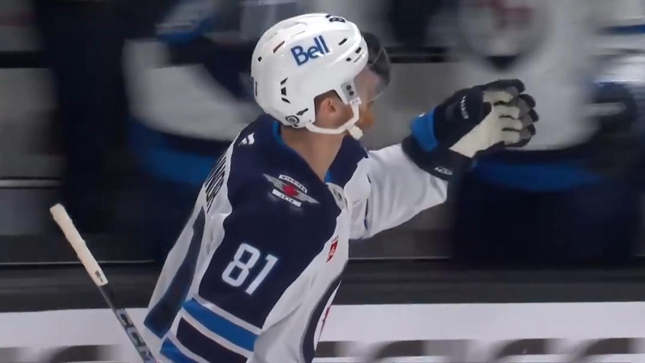 Jets’ Scheifele finds Connor for slick goal vs. Sharks