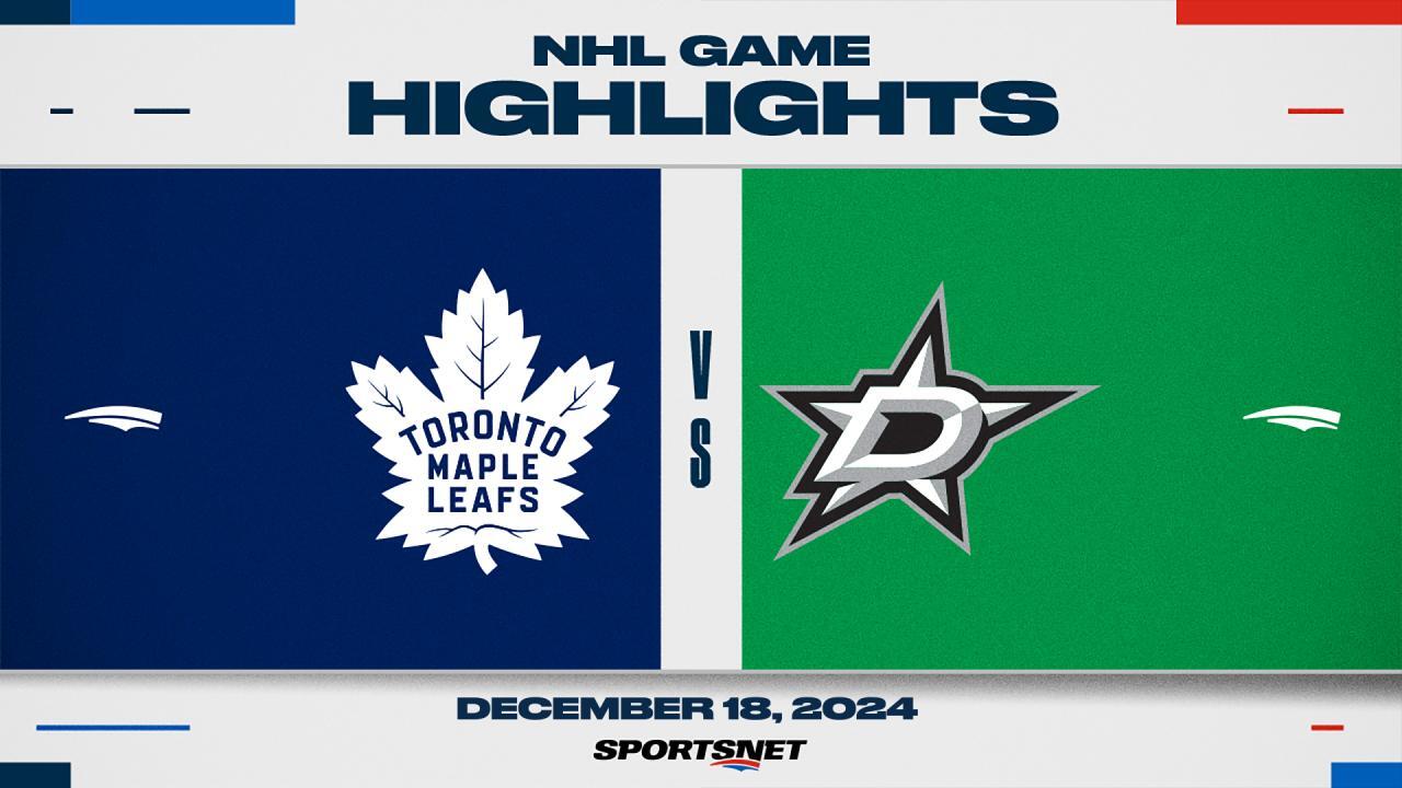 NHL Highlights: Maple Leafs 5, Stars 3