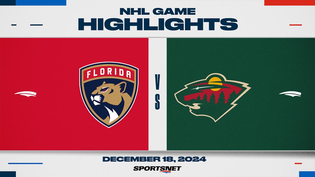 NHL Highlights: Panthers 6 , Wild 1