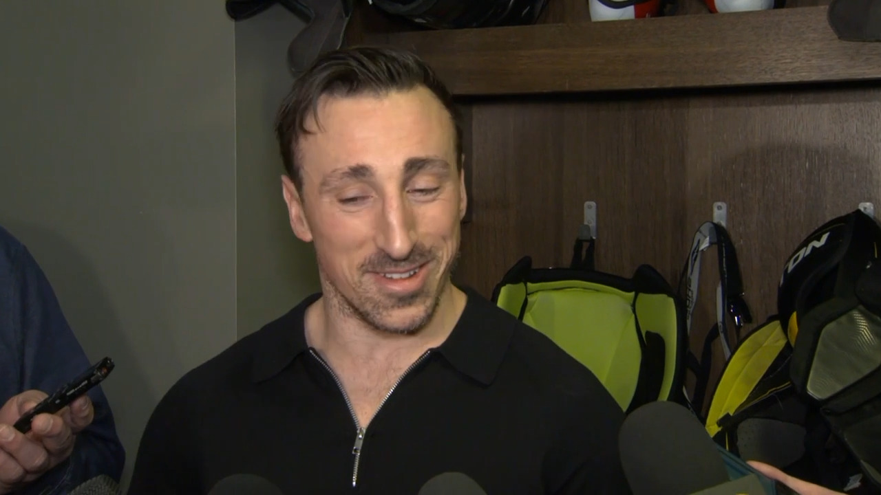 ‘That’s why it looks so pretty’: Marchand on playing through broken noses