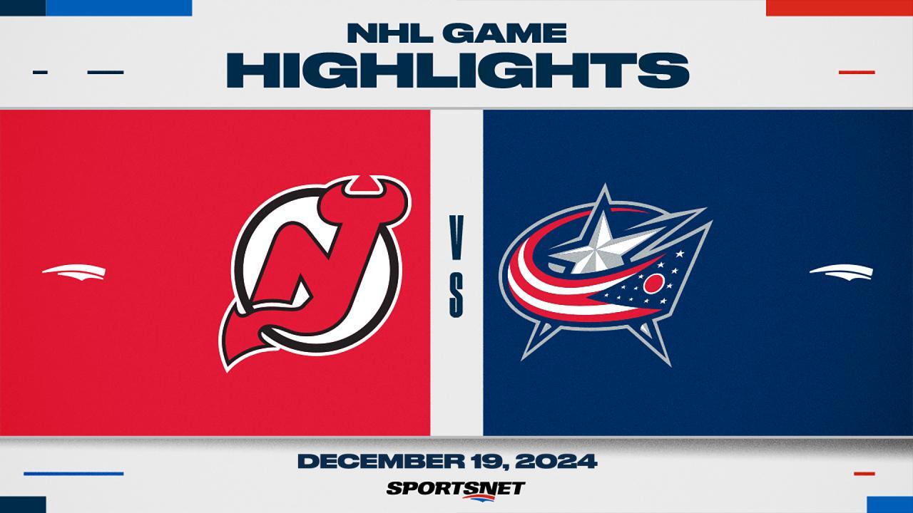 NHL Highlights: Blue Jackets 4, Devils 2