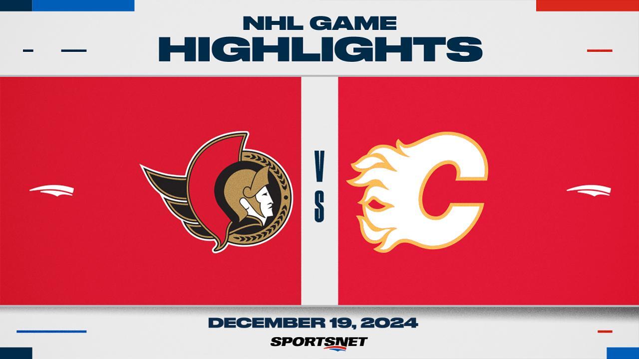 NHL Highlights: Senators 3, Flames 2 (OT)