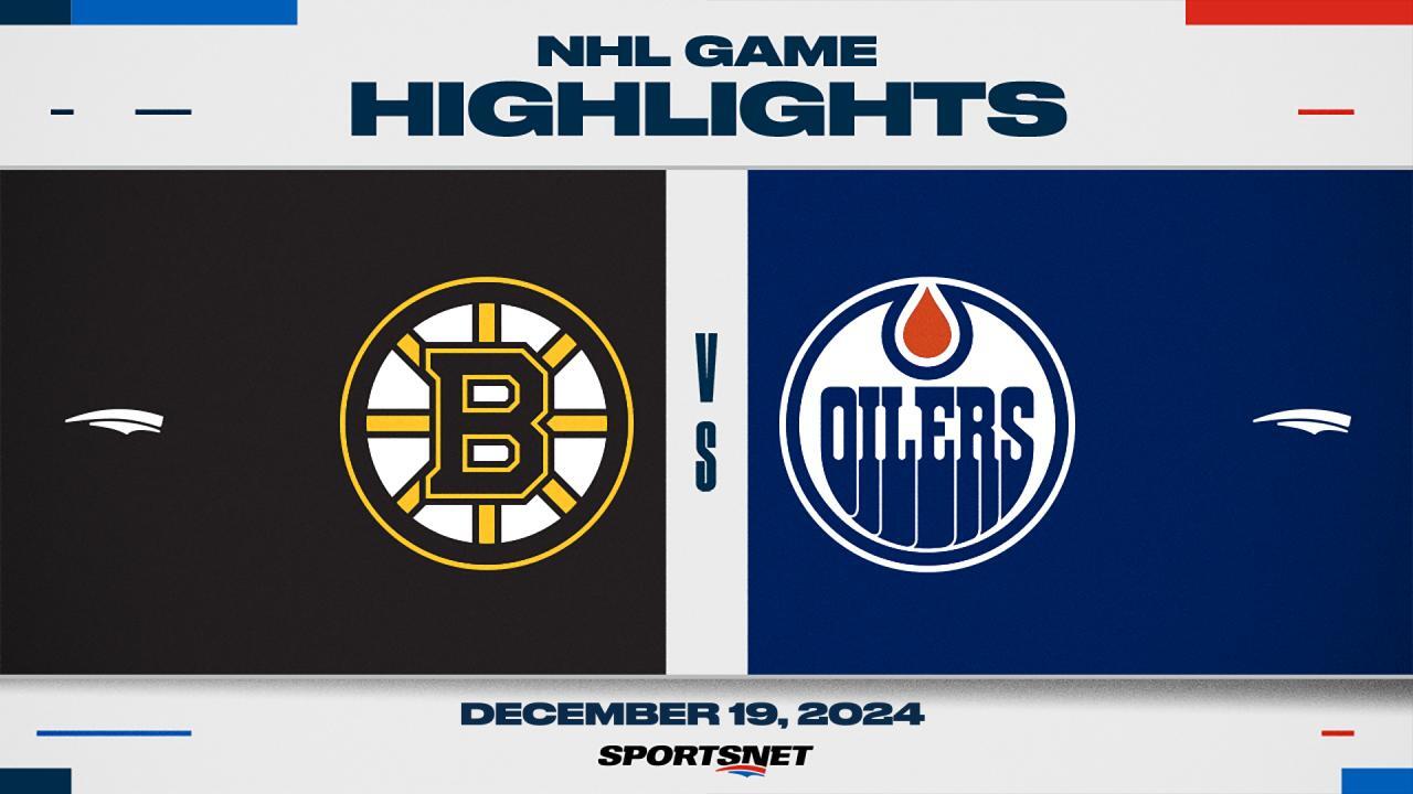 NHL Highlights: Oilers 3, Bruins 2 (OT)