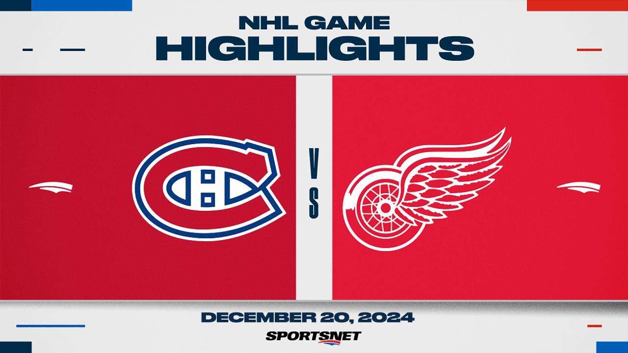 NHL Highlights: Canadiens 4, Red Wings 3