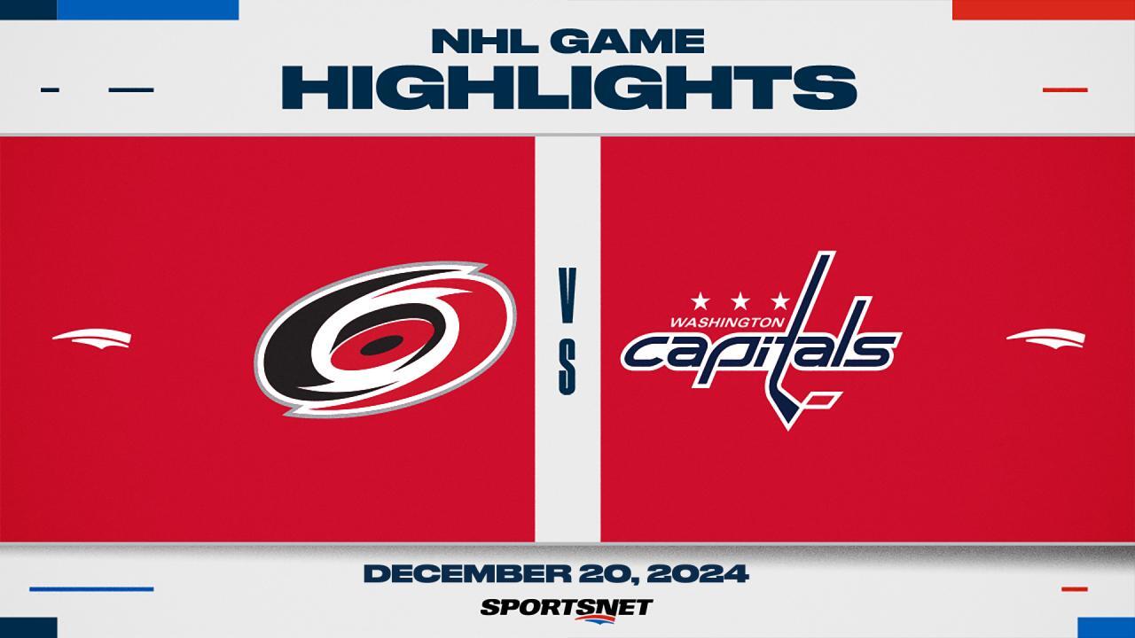 NHL Highlights: Capitals 3, Hurricanes 1