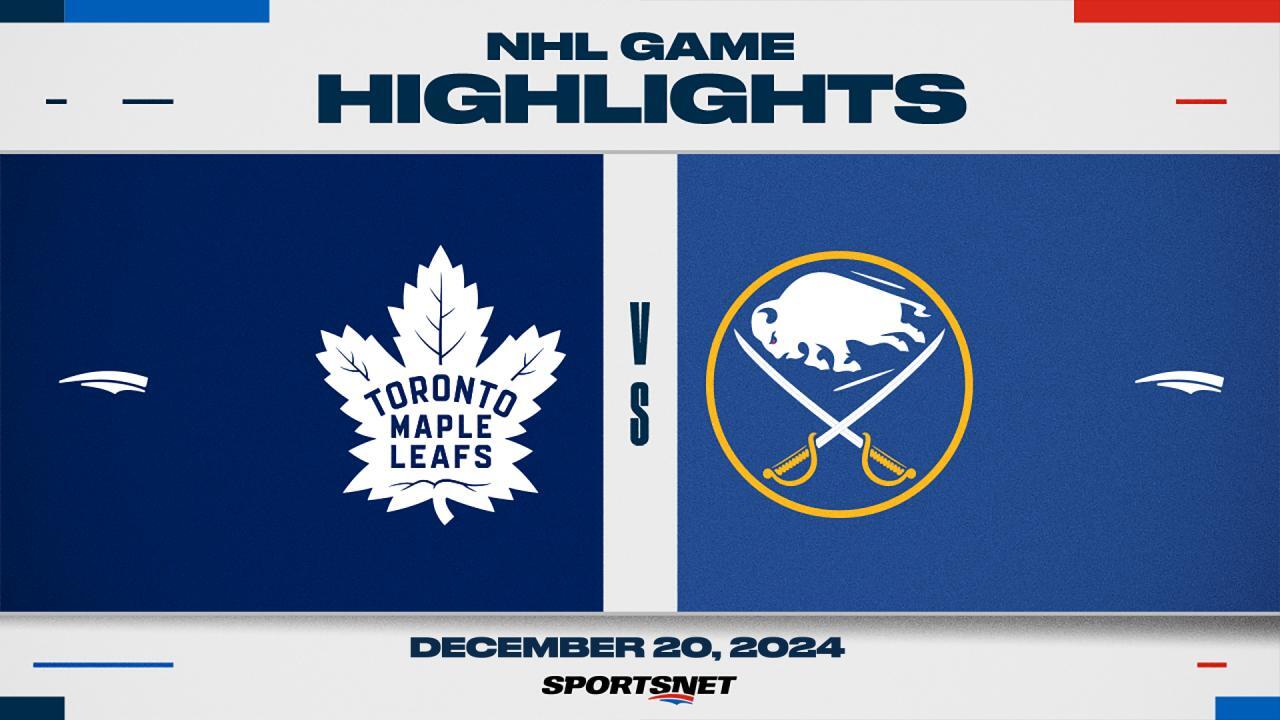 NHL Highlights: Maple Leafs 6, Sabres 3