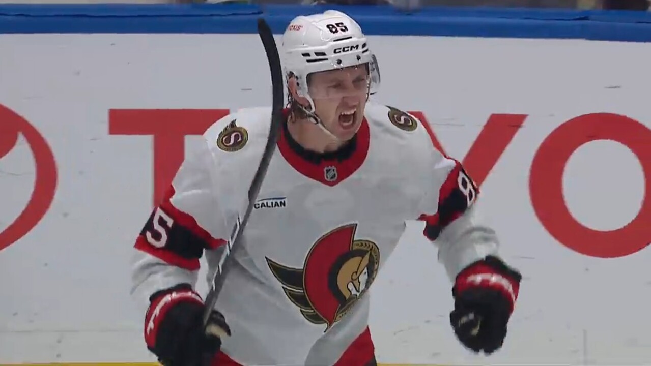 Senators’ Sanderson slices in to knock off Canucks 13 seconds into OT