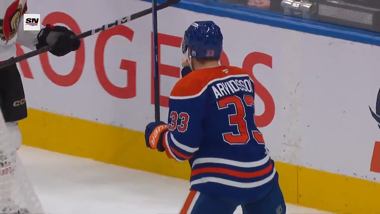 Oilers’ Arvidsson converts on McDavid’s pinpoint feed to beat Ullmark