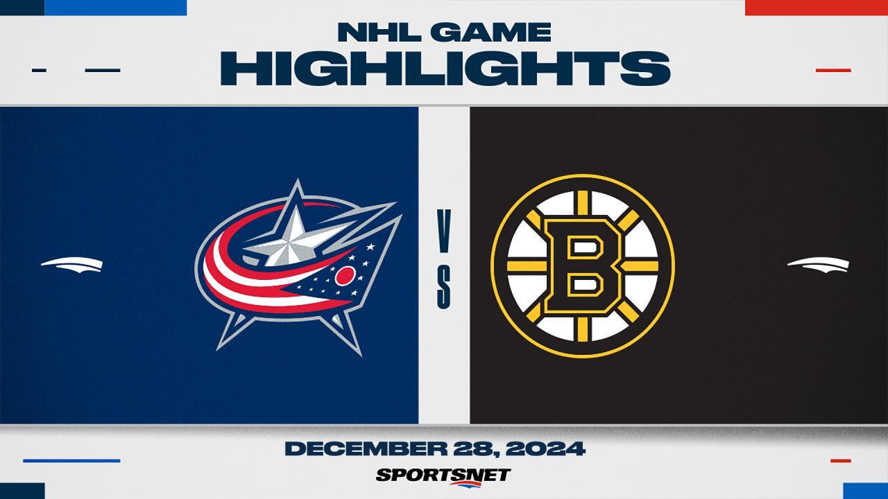 NHL Highlights: Bruins 4, Blue Jackets 0