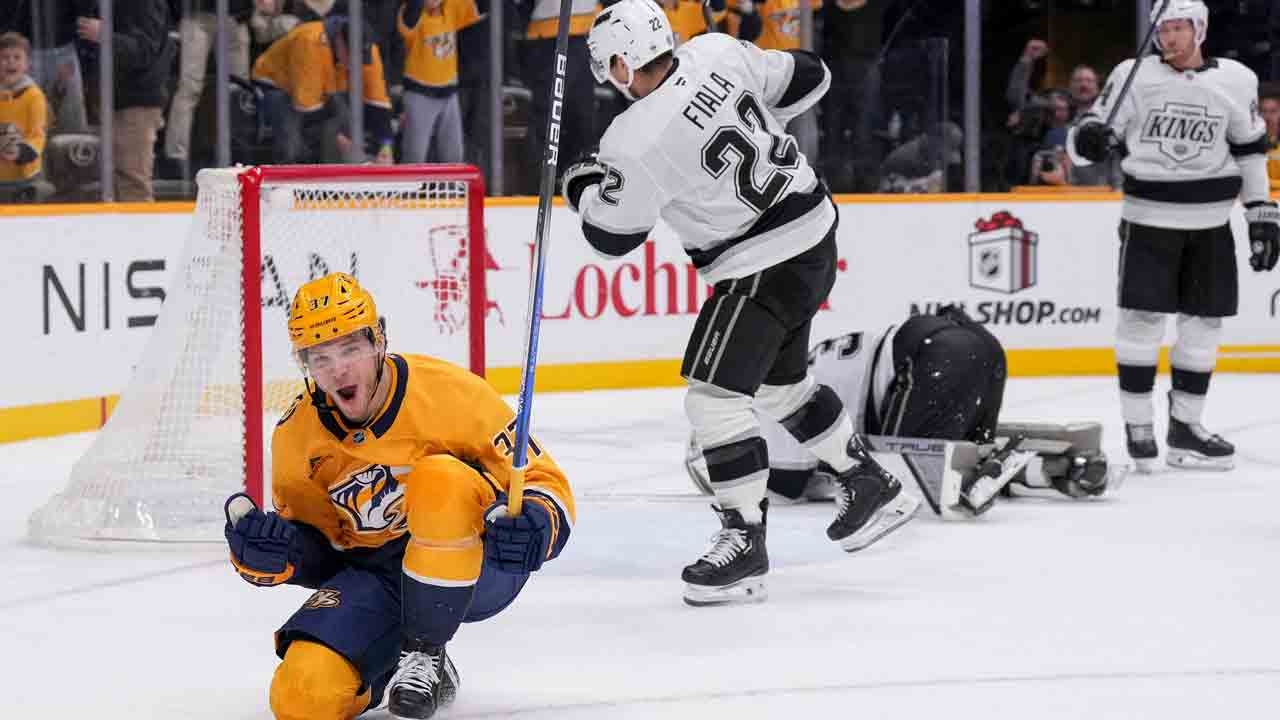 NHL Roundup: Blankenburg scores OT winner to lift Predators past Kings