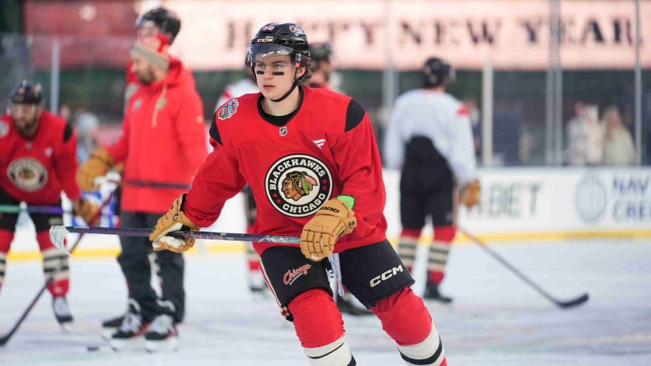 Connor Bedard, Blackhawks Prepare for Winter Classic at Wrigley Field