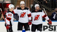 Bratt has goal and three assists, Hughes nets two as Devils top reeling Rangers