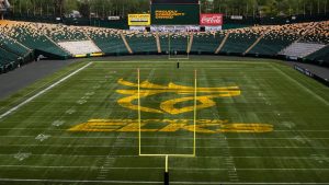 Mark Kilam has been hired as the new head coach of the Edmonton Elks, the team announced Monday.The Elks unveil their new name and logo at Commonwealth Stadium in Edmonton, on Tuesday, June 1, 2021. (Jason Franson/CP)