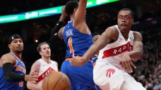 Raptors narrowly fall to Knicks, lose Barnes in the process