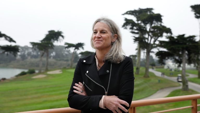 LPGA commissioner Mollie Marcoux Samaan. (Lea Suzuki/San Francisco Chronicle via AP)