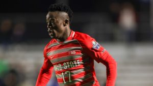 Ohio St. midfielder Michael Adedokun (17). (Nicholas Faulkner/Icon Sportswire via Getty Images)