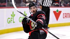 Batherson bags natural hat trick as Senators blow out Ducks