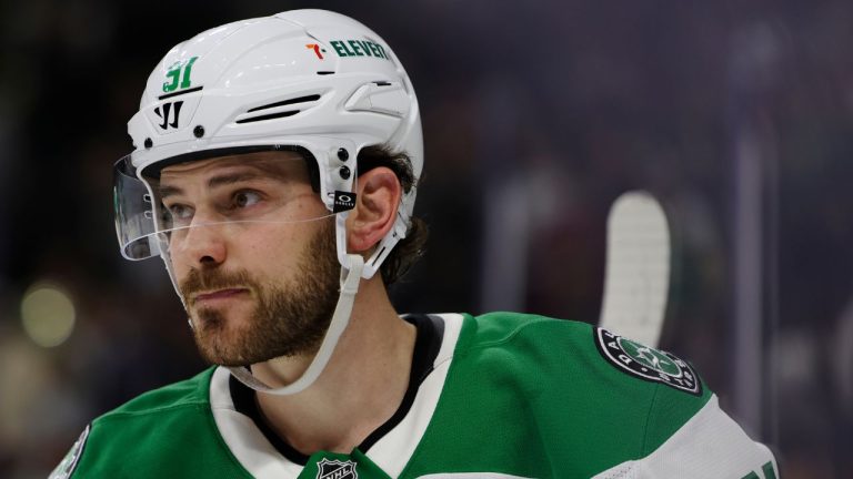 Dallas Stars centre Tyler Seguin skates during the third period of an NHL hockey game against the Minnesota Wild, Saturday, Nov. 16, 2024, in St. Paul, Minn. (Ellen Schmidt/AP)