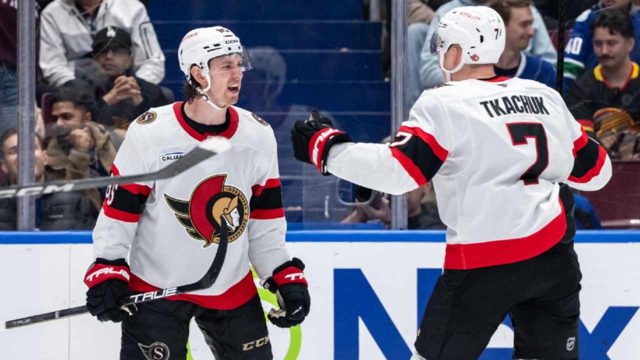 Sanderson’s OT goal extends Senators’ win streak to six straight games