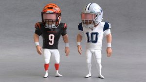 “The Simpsons Funday Football,” an alternate broadcast on ESPN+ and Disney+ for the Dec. 9, 2024, game between the Cincinnati Bengals and Dallas Cowboys. (ESPN via AP)