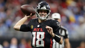 Atlanta Falcons quarterback Kirk Cousins (18) throws the ball during the second half of an NFL football game against the Los Angeles Chargers, Sunday, Dec. 1, 2024, in Atlanta. (Stew Milne/AP)