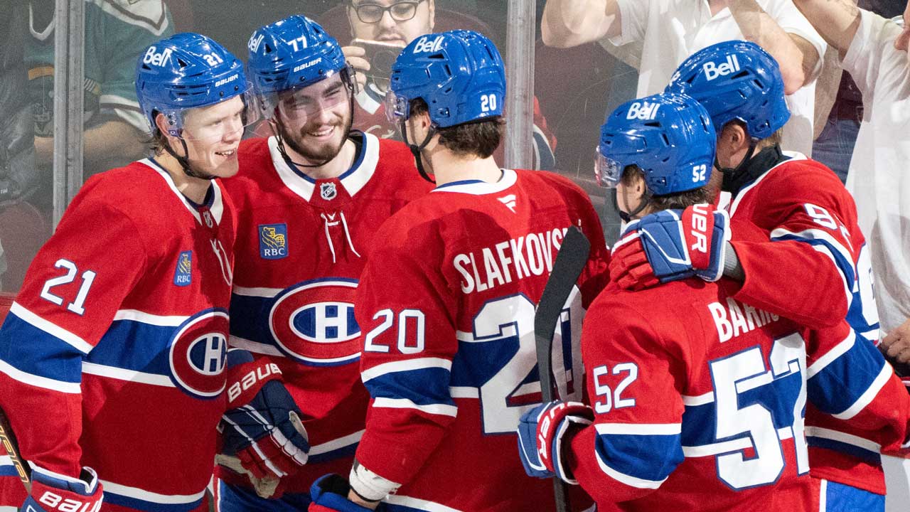 Canadiens’ Dach snaps scoring drought with clutch goal off ‘lucky bounce’