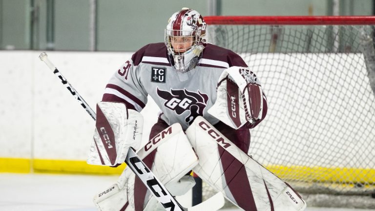 Ottawa Gee-Gees goalie Zach Dietz. (Greg Mason/Photo)