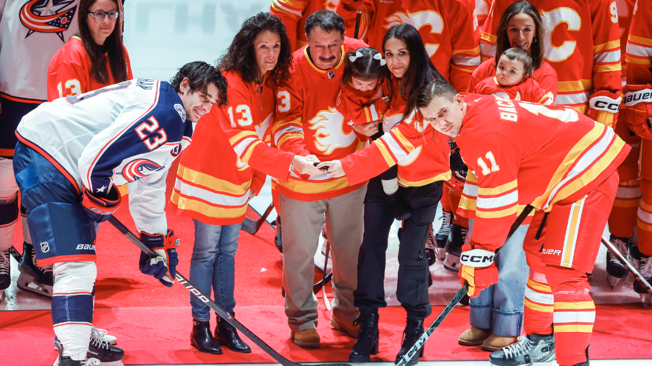 ‘This one’s for him’: Flames earn win on emotional night for Gaudreau family, Calgary