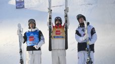 Canadian moguls star Kingsbury continues perfect start to season with win in Sweden