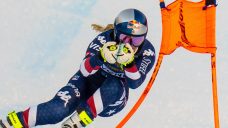 Lindsey Vonn encouraged by competitive ski racing return at age 40