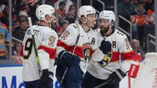 Panthers pounce for three in third to top Oilers in wild Stanley Cup rematch