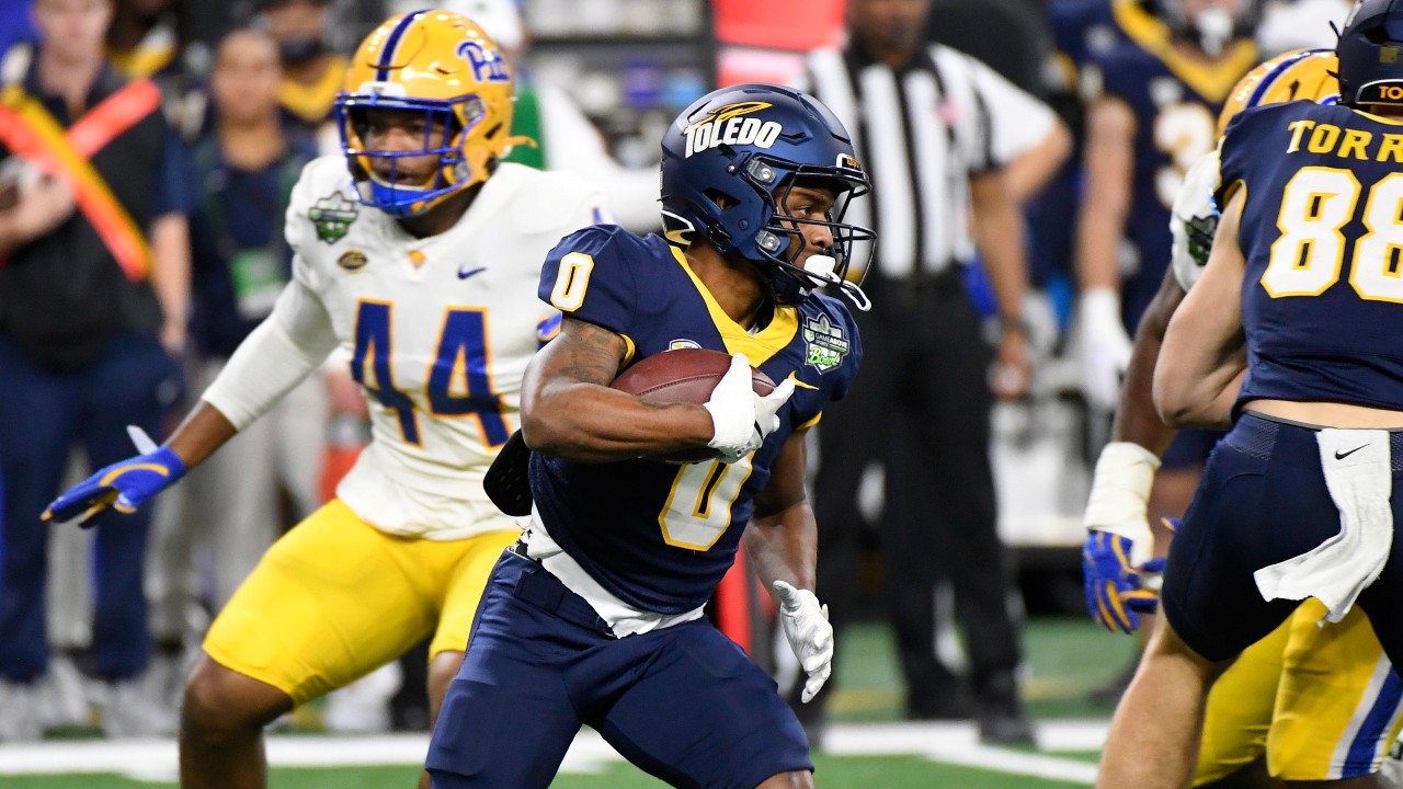 Toledo tops Pittsburgh in bowl-record six overtimes