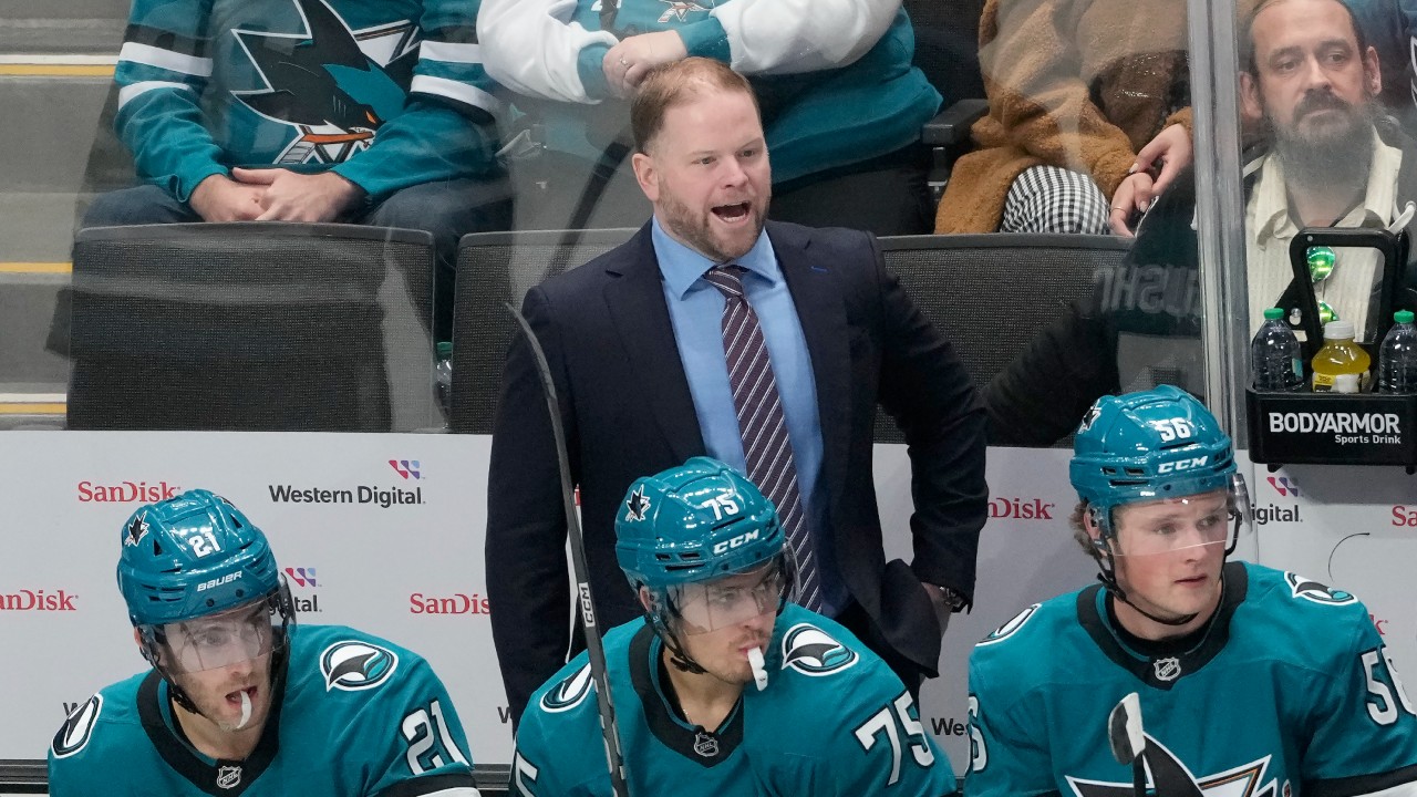 Sharks coach Ryan Warsofsky fined $25K for inappropriate conduct