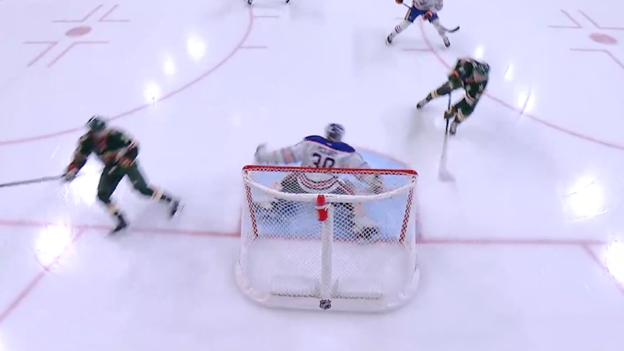 Pickard robs Eriksson Ek as Oilers get caught on line change