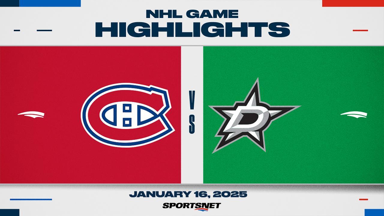 NHL Highlights: Canadiens 3, Stars 1