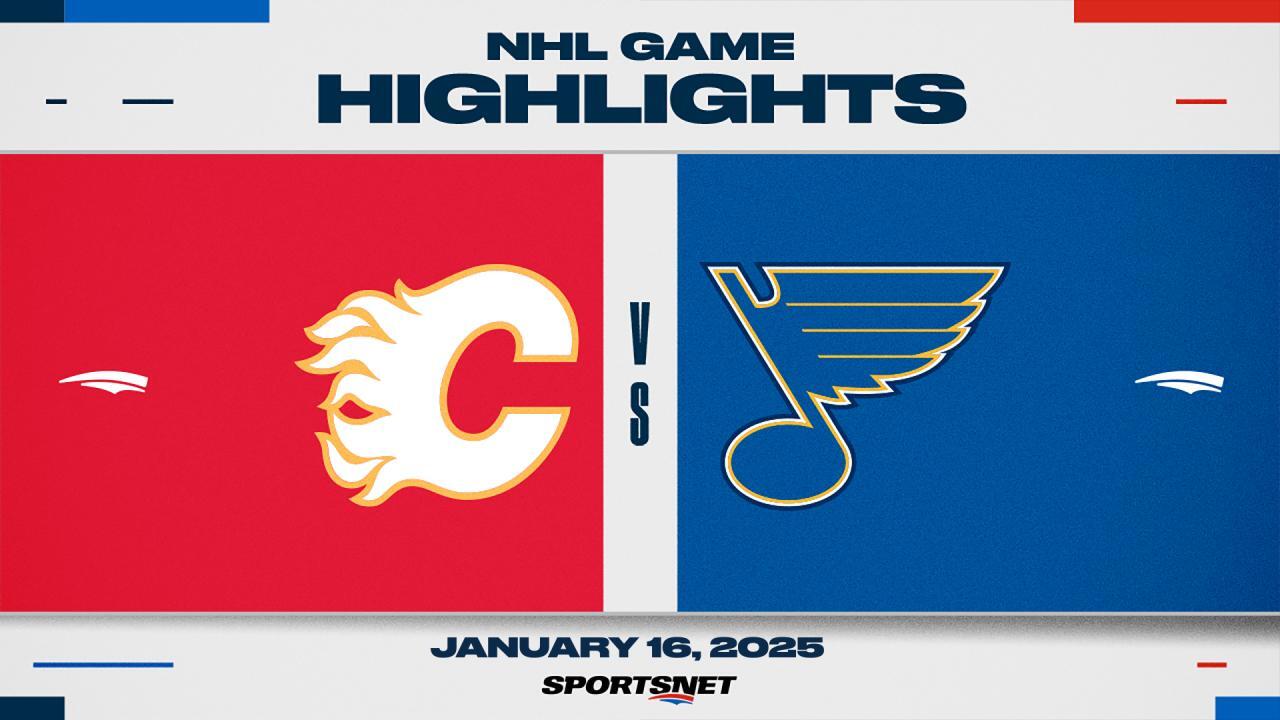 NHL Highlights: Blues 4, Flames 1