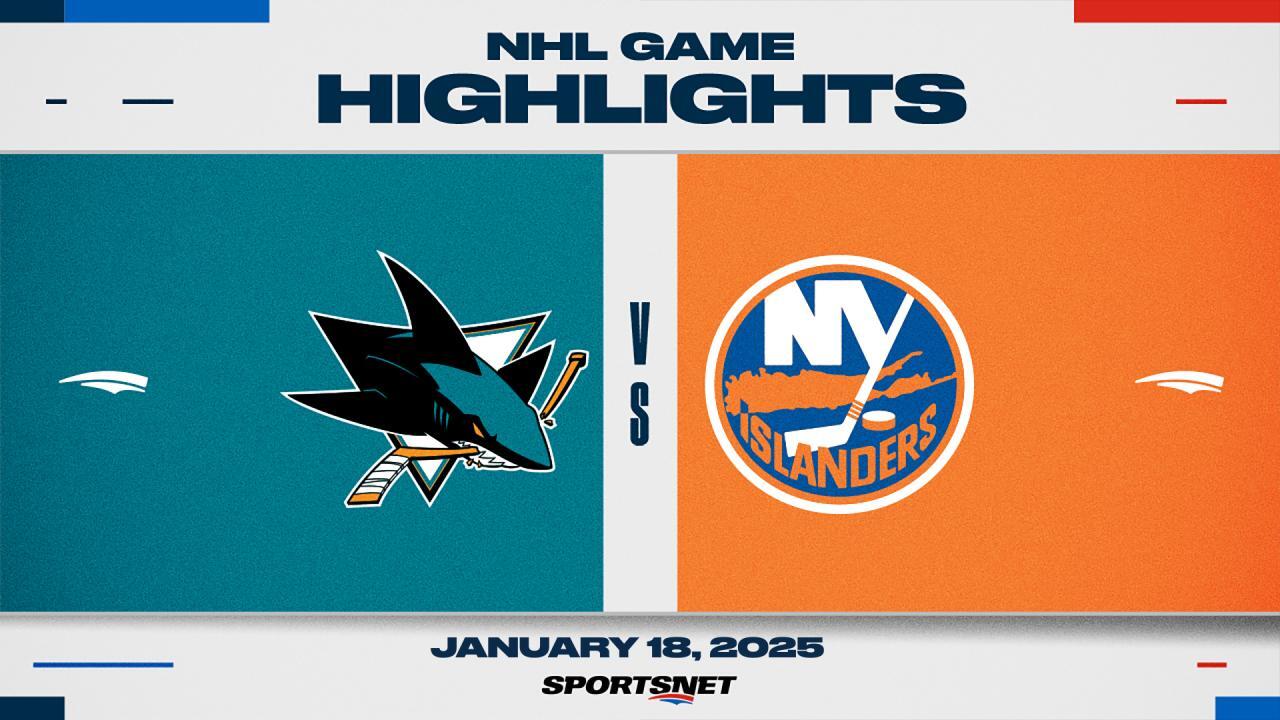 NHL Highlights: Islanders 4, Sharks 1