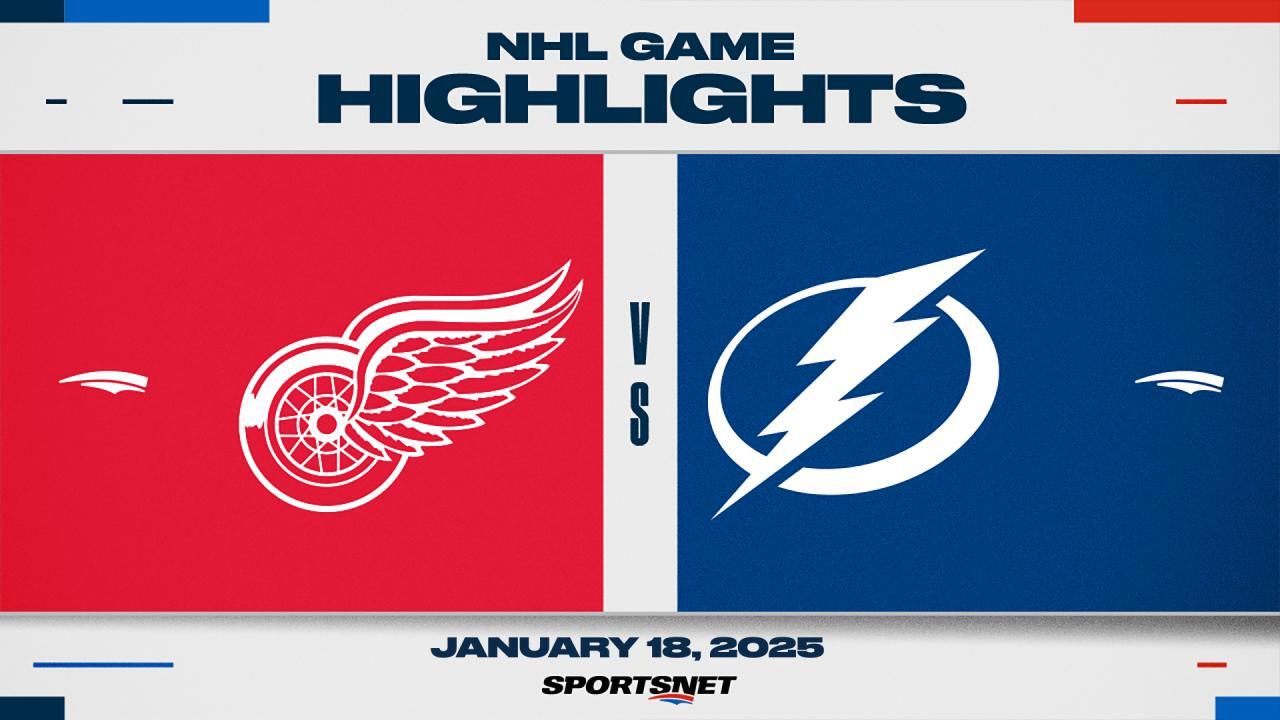 NHL Highlights: Lightning 5, Red Wings 1