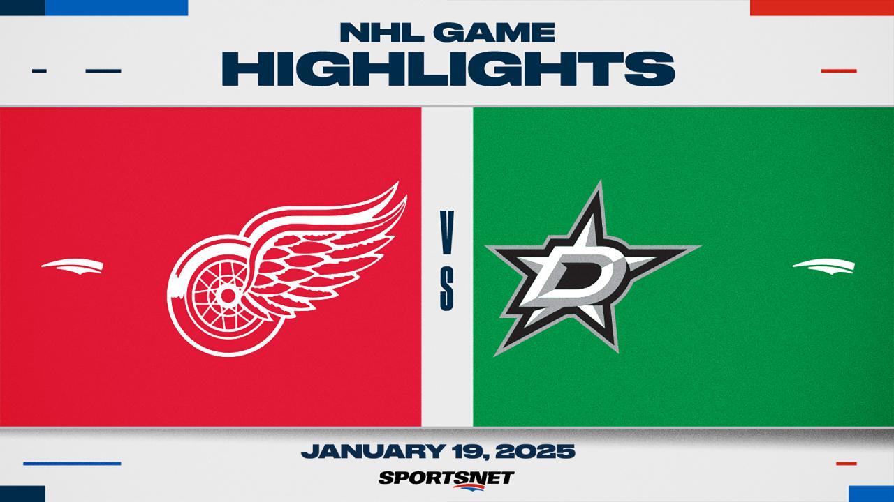 NHL Highlights: Stars 4, Red Wings 1