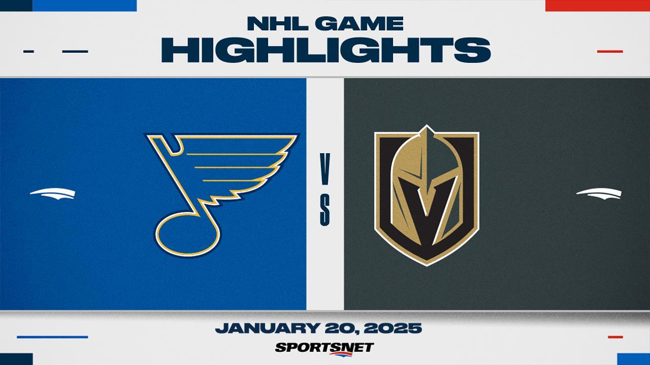 NHL Highlights: Blues 5, Golden Knights 4 (SO)