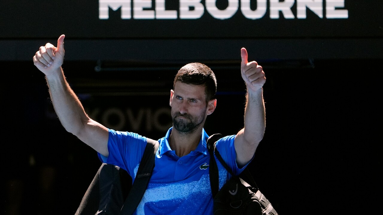 Djokovic retires from Australian Open after dropping first set tiebreaker