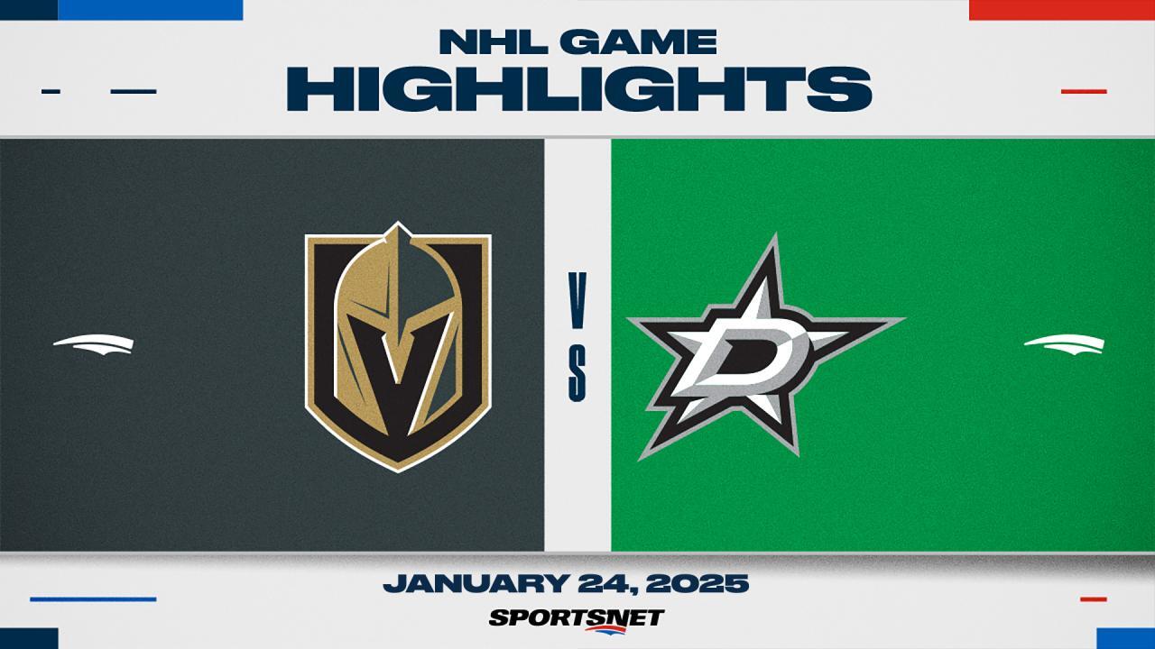 NHL Highlights: Stars 4, Golden Knights 3