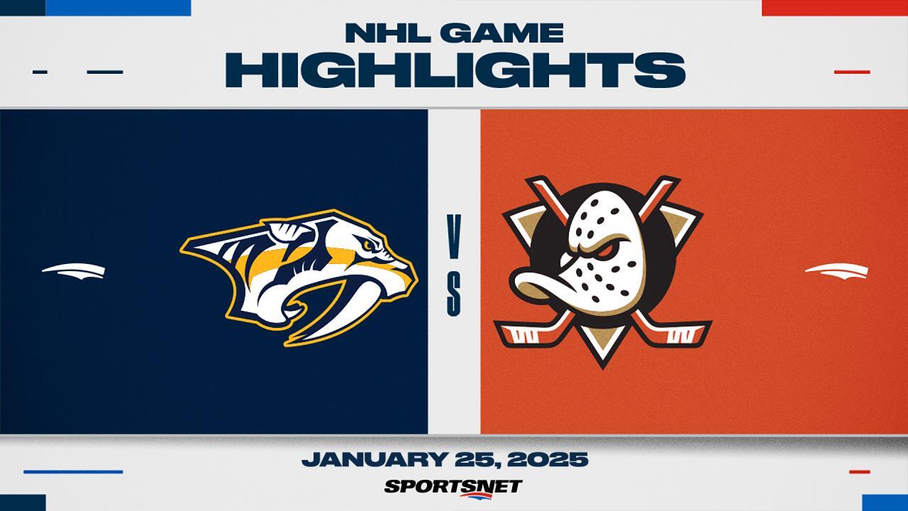 NHL Highlights: Ducks 5, Predators 2