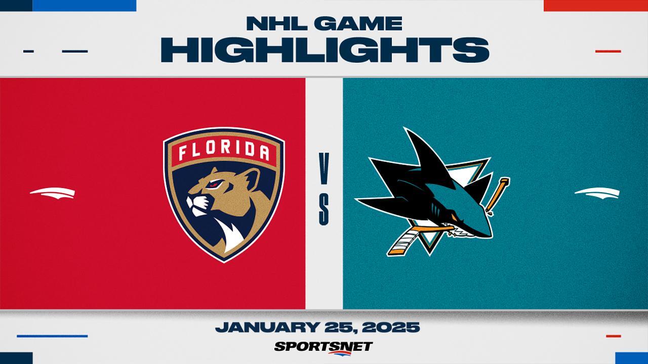 NHL Highlights: Panthers 7, Sharks 2